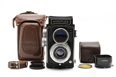🚀🎁 RARE!《Near MINT in CASE》KONIFLEX 6X6 TLR Camera Hexanon 85mm F3.5 JAPAN✈✈✈✈ - Image 1 of 4