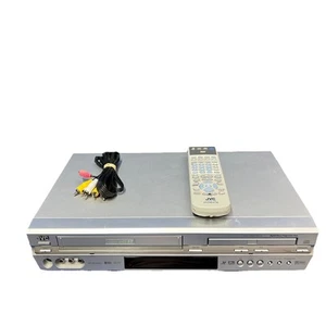 JVC DVD/VCR Kombi SVHS SuPer VHS Player HR-XVS44U mit Fernbedienung, Kabel, getestet - Bild 1 von 15