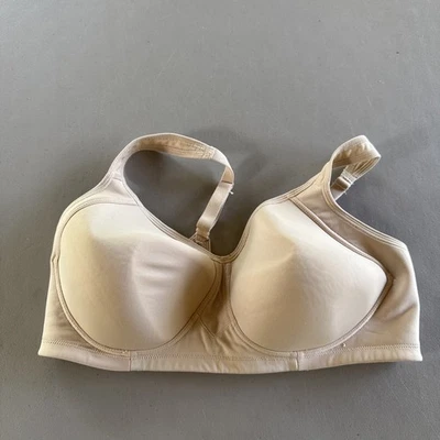 Sujetador deportivo Vanity Fair talla 38D beige nude 71500 entrenamiento sin cables Foto 1 de 3