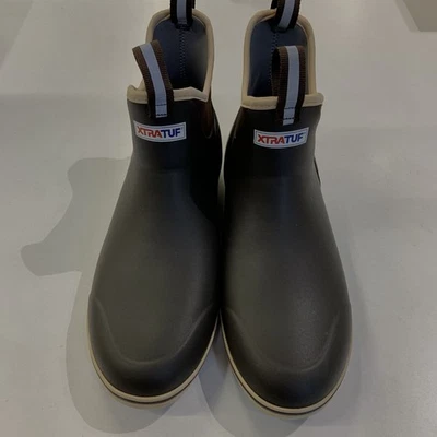 Мужские водонепроницаемые ботинки XTRATUF цвет шоколадно-коричневый на лодыжке. Размер 13 М - Изображение 1 из 4