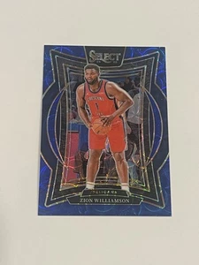 Mira telescópica azul Prizm 2024-25 Panini Select - Concourse Zion Williamson #28/249 - Imagen 1 de 3