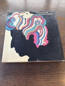 Milton Glaser Graphic Design 1973 1st HC Overlook Classic Retrospect Modern Art - Imagen 1 de 10