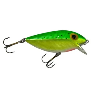 FISHER • STORM LURES RATTLIN THINFIN Fishing Lure ART122 METALLIC HOT GRN SPECKS - Picture 1 of 5
