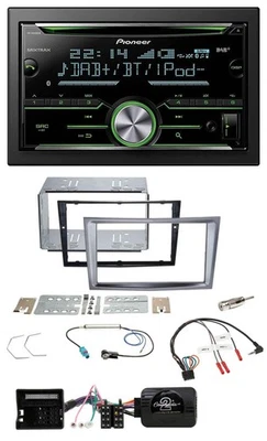 Pioneer Bluetooth Lenkrad DAB 2DIN USB CD Autoradio für Opel Antara Astra H Zafi - Bild 1 von 4