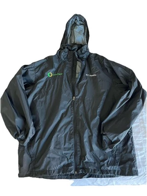 Chaqueta de Lluvia Columbia XL Para Hombre Con Capucha Ligera Logo Bordado  Foto 1 de 4