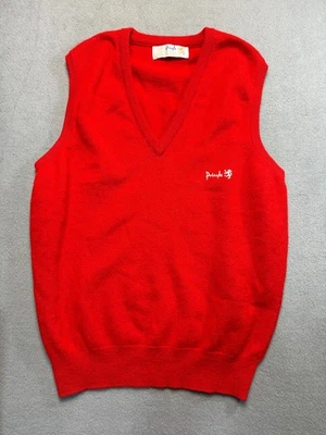 Vintage Pringle Sports golf Red wool vest waistcoat  Size 40in - Image 1 of 4