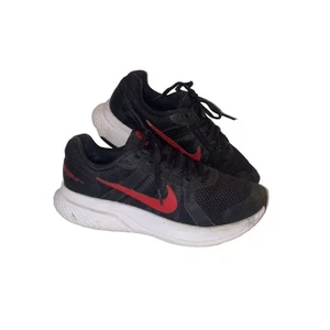 Nike Air Run Swift 2 Sz 8 Black/Red Running Athletic Comfort Sneaker  - Picture 1 of 6