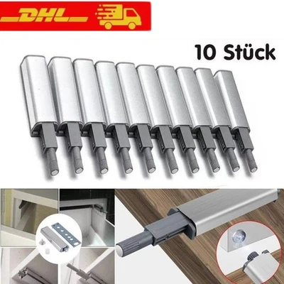10 Stück Push to Open Schrank Tür Magnetschnäpper Drucktüröffner Möbelmagnet Set - Bild 1 von 4
