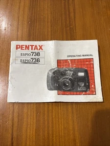 Operating Manual ONLY for Pentax Espio 738 Camera - Picture 1 of 5