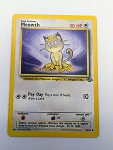 Pokemon MEOWTH Jungle 56/64 - Picture 1 of 2
