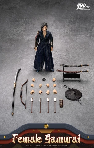 Preorder BROTOYS LR005 1/12 Female Samurai Warrior 6" Action Figure Model Toys Cover