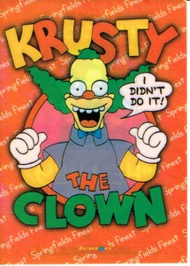 SIMPSONS DOWN UNDER SPRINGFIELDS FINEST CARD SF3 - Picture 1 of 1