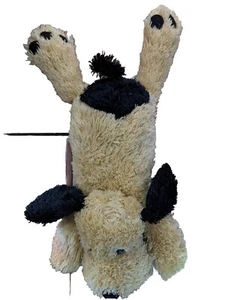 SECHS FLAGGEN GEWINNER HUND PLÜSCHTIER STOFFTIER hellbraun mit schwarz 19 Zoll  - Bild 1 von 3