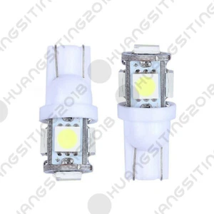 2PCS HID White 5-SMD T10 LED Bulbs For Car Parking Position Lights, 2825 168 194 - Imagen 1 de 3