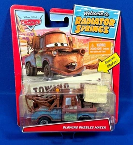 BLOWING  BUBBLES MATER - WELCOME TO RADIATOR SPRINGS Pixar CARS Bumper Sticker - Picture 1 of 5