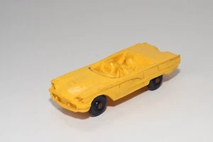 A48 1:43 TOMTE LAERDAL VINYL FORD THUNDERBIRD CABRIOLET YELLOW EXCELLENT COND. - Picture 1 of 7