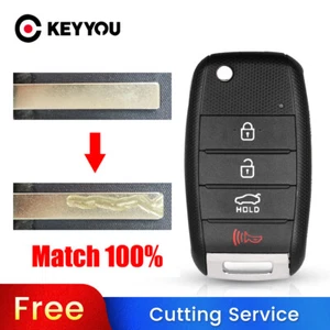 BLADE CUT by PHOTO Car Key Case For Kia Carens Ceed Rio Sportage Optima Sorento - Imagen 1 de 12
