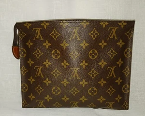 Authentic Louis Vuitton Toiletry Monogram Pouch Canvas Case-VTG  - Picture 1 of 20