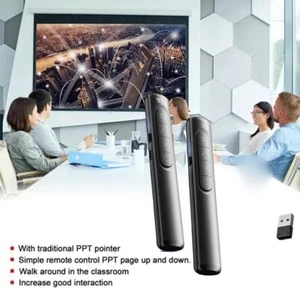 Wireless Presenter Remote Control USB Projector Page Pen For PPT✨l Turning X9R8 - Bild 1 von 18
