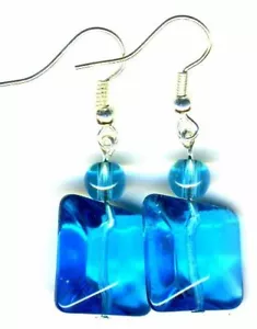 Turquoise Earrings Crystal Jewellery, Chunky Crystal - Picture 1 of 1