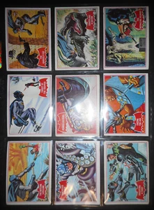 1966 BATMAN (RED BAT) COMPLETE(44) CARD SET TOPPS - Picture 1 of 10