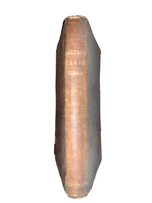 1866 FAUST A Tragedy Translated From The German of Goethe by Charles Brooks Foto 1 de 4