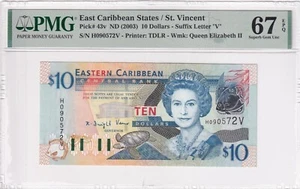 East Caribbean States, 10 Dollars, 2003, UNC, p43v - Picture 1 of 2
