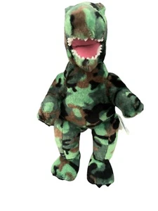 Build-A-Bear Dinosaur T-Rex Camo Camouflage 17" Plush - Picture 1 of 3