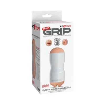 Pipedream Extreme Toyz Tight Grip Pussy & Mouth Masturbator - Pussy and Mouth - Image 1 of 4