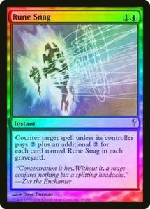 Rune Snag FOIL Coldsnap NM Blue Common MAGIC THE GATHERING - Picture 1 of 1