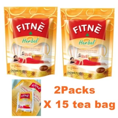 2X Fitne Tea Natural Infusión de Hierbas Adelgazante de Peso Dieta Desintoxicación Delgado Laxante 15 Foto 1 de 4
