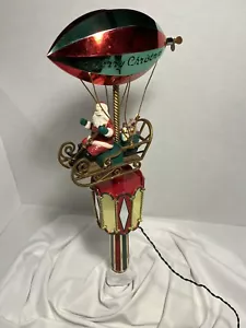 Mr Christmas Holiday Airship Zeppelin Tree Topper Table Piece 1997 - Picture 1 of 11