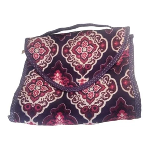 Modella Makeup Bag Hanging Travel Case Pink/purple Cosmetic Bag 9x8 Close - Picture 1 of 2
