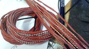 RARE 1930-40s 14+ feet Western Electric 22 gauge CLOTH,SILK,ENAMEL pair - Picture 1 of 1