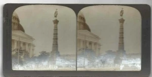 Vintage Tsarist Russia Imperial Stereogram Turkish Monument War St. Petersburg - Picture 1 of 2