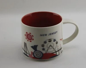 You Were Here Series Starbucks New Jersey Kaffeebecher grau rot große Tasse schön - Bild 1 von 2