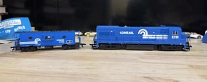 Atlas HO 8656 GE U23B Contrail Loco #2751 & #21288 Caboose car train - Picture 1 of 18