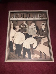 FORTUNE: September 1935 - Volume XII • Number 3 A. Pertruccelli Magazine - Imagen 1 de 10