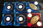 6  Kewadin Casino Dice, Michigan - Blue & Red  - Non Matching Numbers