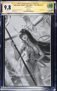 SAINT SEIYA CABALLERO DEL ZODIACO #1 LEIRIX LI PROPORCIÓN VIRGEN 1:40 FIRMADO CGC 9.8 - Imagen 1 de 2