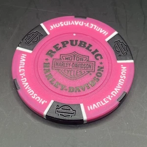 Harley Davidson Republic Stafford Texas Dealer Poker Chip - Picture 1 of 2