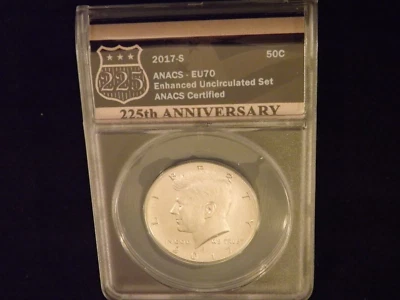2017-S     Half Dollar      ANACS  EU 70 - Image 1 of 2