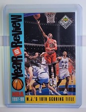 Michael Jordan 10th Scoring Title 1997-98 NBA Upper Deck Year in Review #189