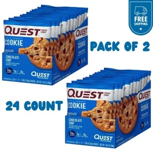 Quest Protein Cookie, Chocolate Chip, 15g Protein, 24 Count - Picture 1 of 1