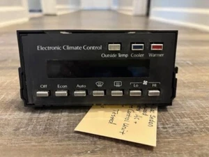 1985-1993 Cadillac SDV FWD Fleetwood Electronic Climate Control Unit PN#16025246 - Picture 1 of 6