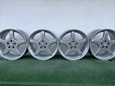 JUEGO DE 4 LLANTAS MERCEDES BENZ AMG W211 E350 E550 E55 18" ORIGINALES DE FÁBRICA OEM Foto 1 de 4