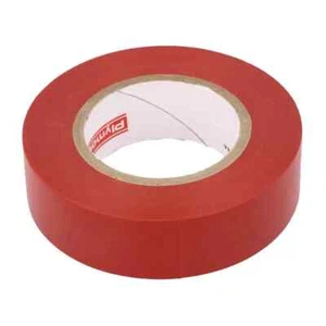 Lot de 10 rubans électriques en vinyle coloré Plymouth 3/4" x 60' rouge - Photo 1/2