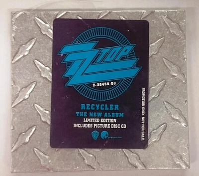 ZZ Top~Recycler CD 1990 Limited Edition PROMO Steel-Encased Digipak NEW SEALED - Image 1 of 2