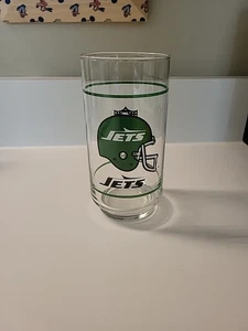 Vaso de vaso móvil vintage coleccionable de la NFL ~ 1988 New York Jets - Imagen 1 de 6
