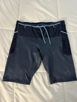 Meia-calça Nike masculina L DRI-FIT ADV Trail Run lava forrada azul HJ4170-437 - Imagem 1 de 4